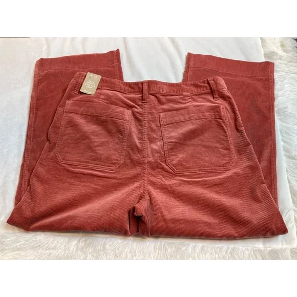 Madewell Slim Emmett Wide-Leg Crop Pants Size 32 - Picture 6 of 7